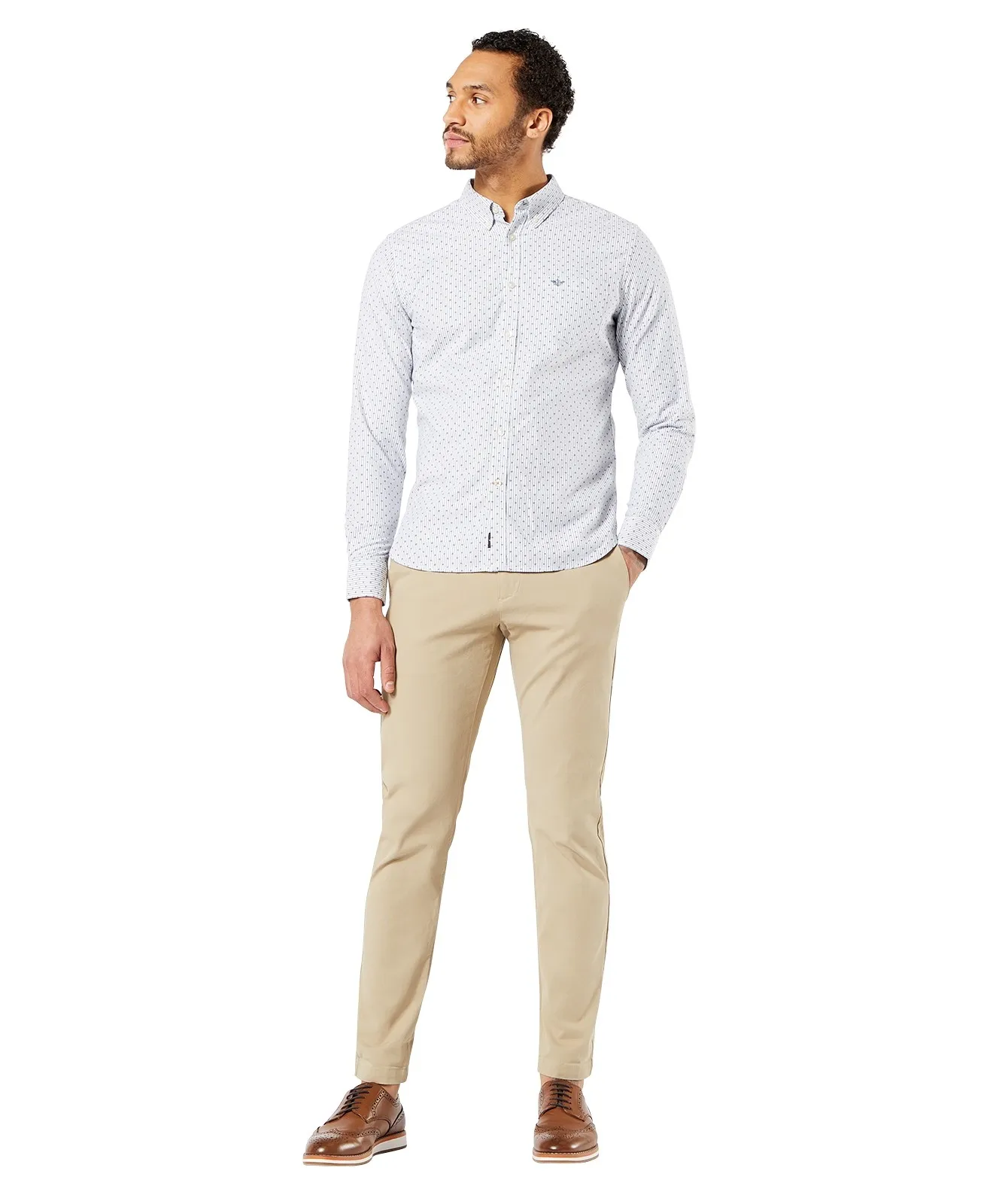 Herren Hose Chino Slim von Dockers in Dockers Khaki
