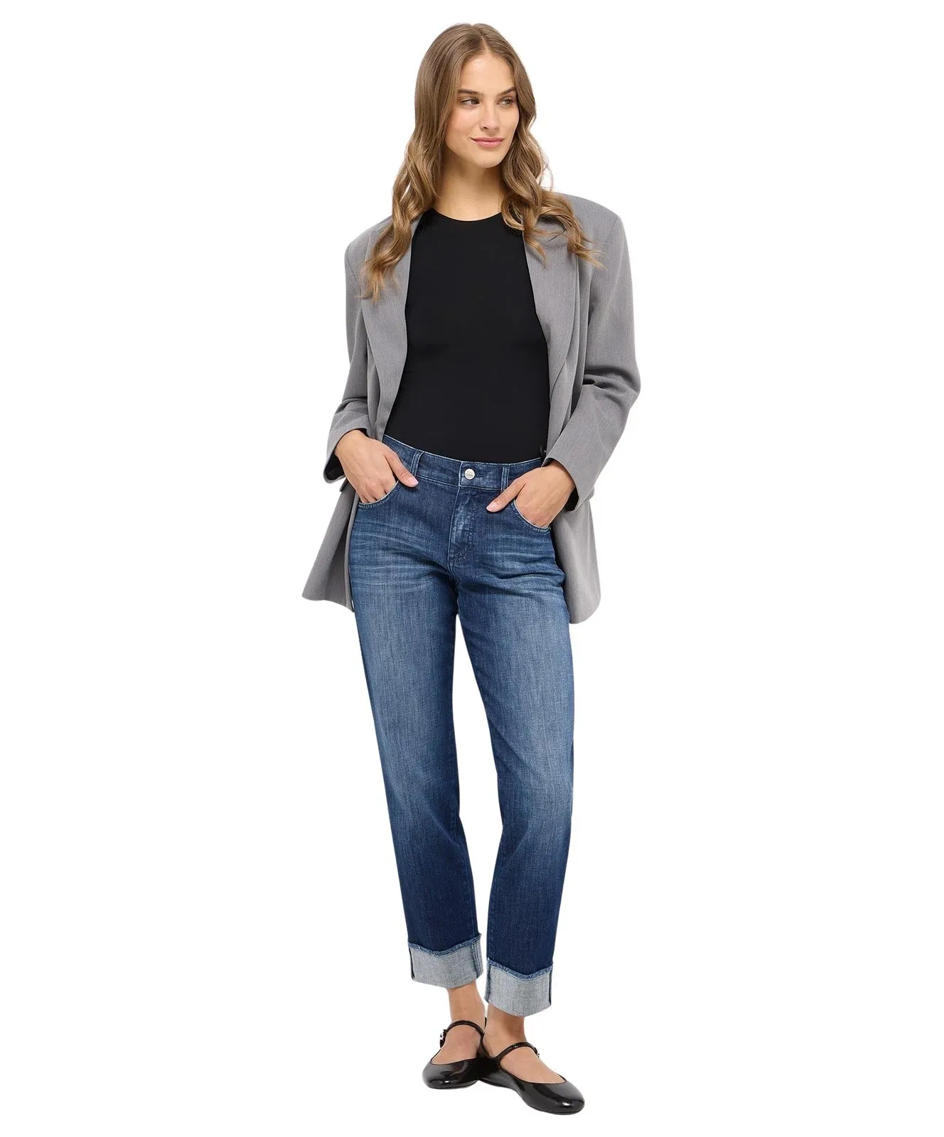 Damen Jeans Darleen Crop TU von Angels in Blue Used