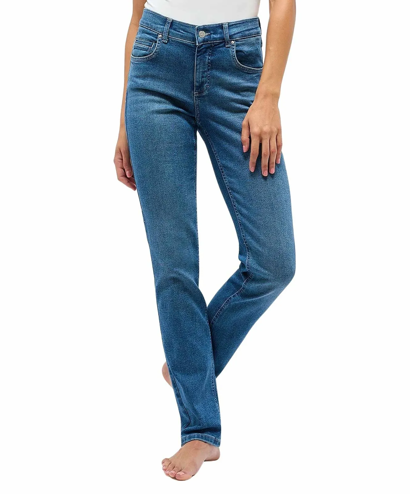 Damen Jeans Cici von Angels in Mid Blue Used