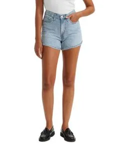 Levis Jeans Shorts 80'S Mom in Hellblau