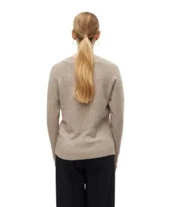 Vero Moda Strickpullover Doffy in melierter Sepia Optik