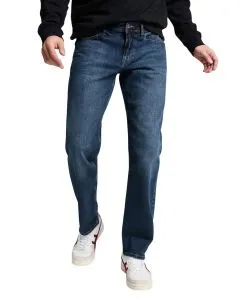 Cross Jeans Antonio mit Relaxed Fit in Dark Blue Used