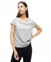 Damen Shirt Alma von Mustang in Mid Grey Melange
