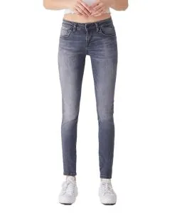LTB Nicole Damen Jeans in grauer Used Optik