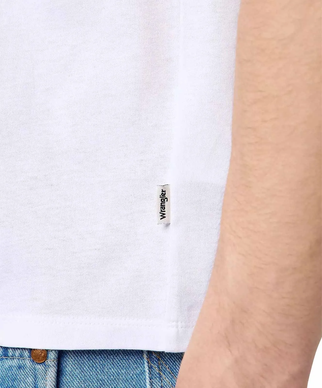 Herren Shirt 3 Pack Tee von Wrangler in White Navy Black