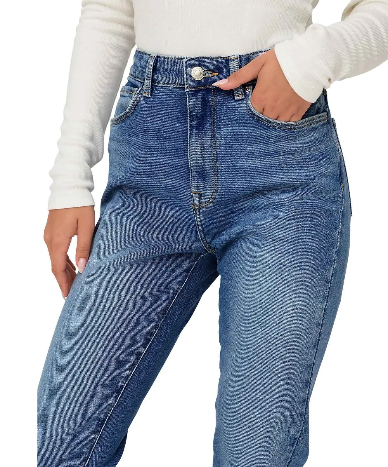 Damen Jeans Emily von Only in Medium Blue