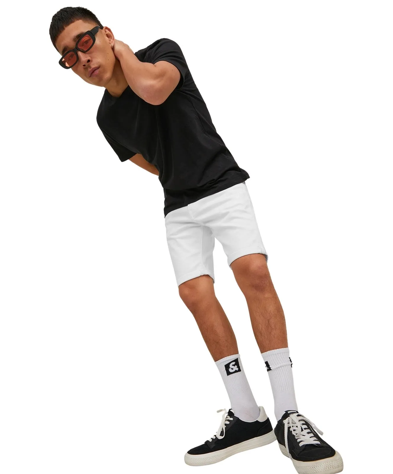 Herren Jeans Rick Icon Ama von Jack & Jones in Bright White