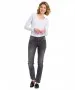 Damen Jeans Anya von Cross in Dark Grey