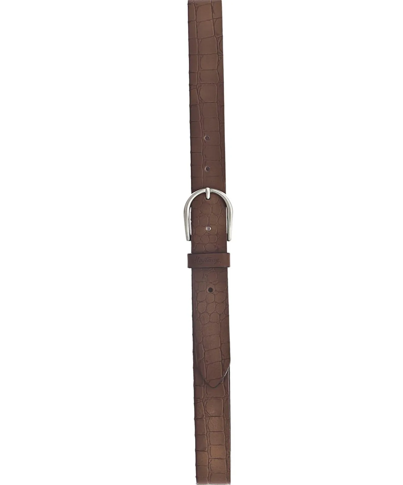 Damen Gürtel 3cm Echtleder-Damengürtel von Mustang in Cognac