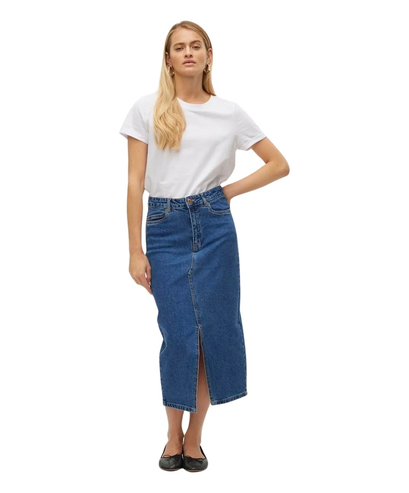 Damen Shirt Paula von Vero Moda in Bright White