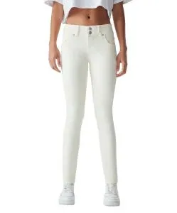 LTB Jeans Slim Fit Molly M aus weißem Stretch-Denim