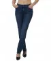 Damen Jeans Kate von Pioneer in Blue Used Buffies
