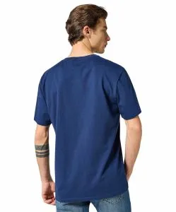 Wrangler T-Shirt Sign Off Tee in Dunkelblau