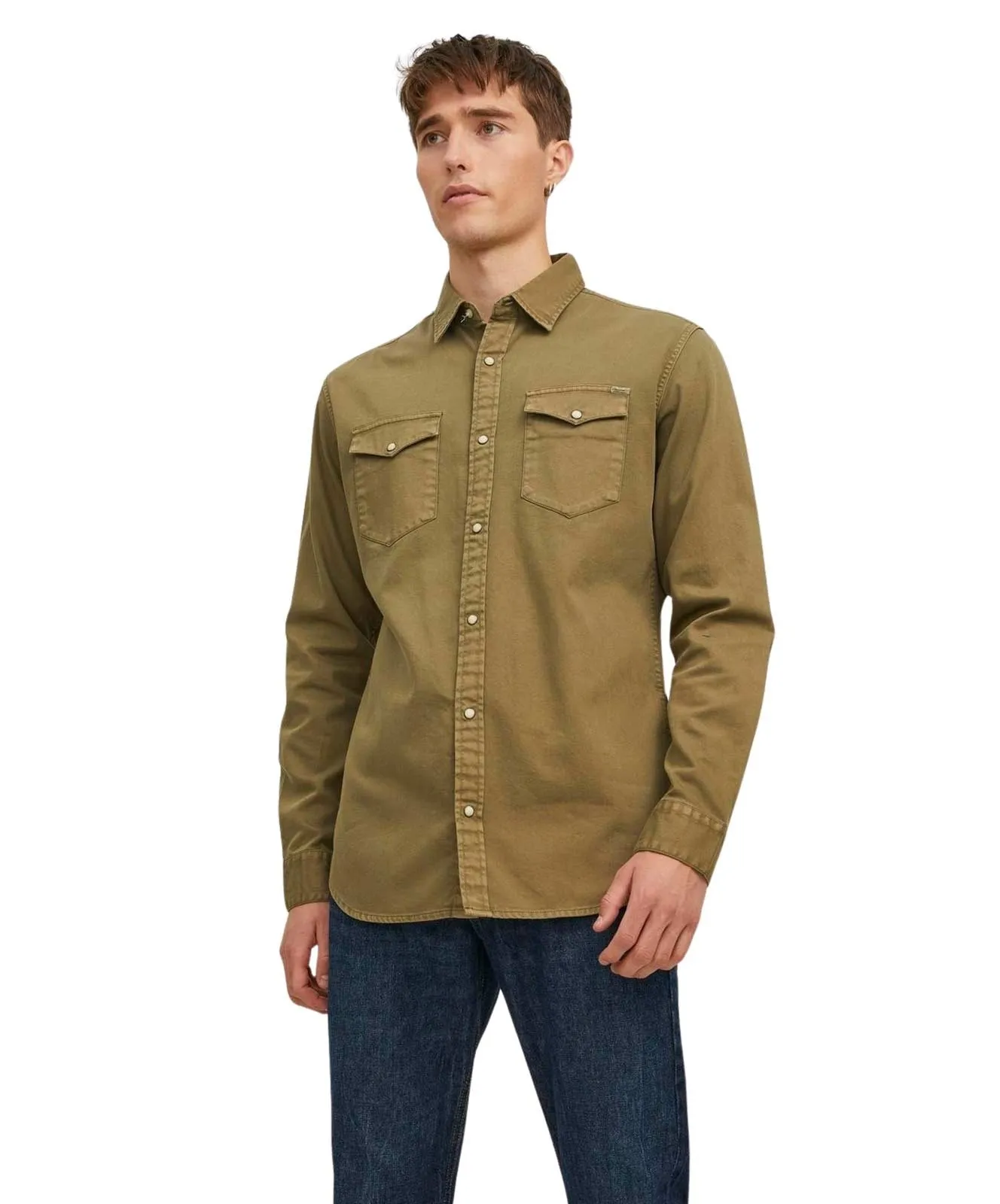 Herren Hemd Heridan Shirt von Jack & Jones in Forest Night