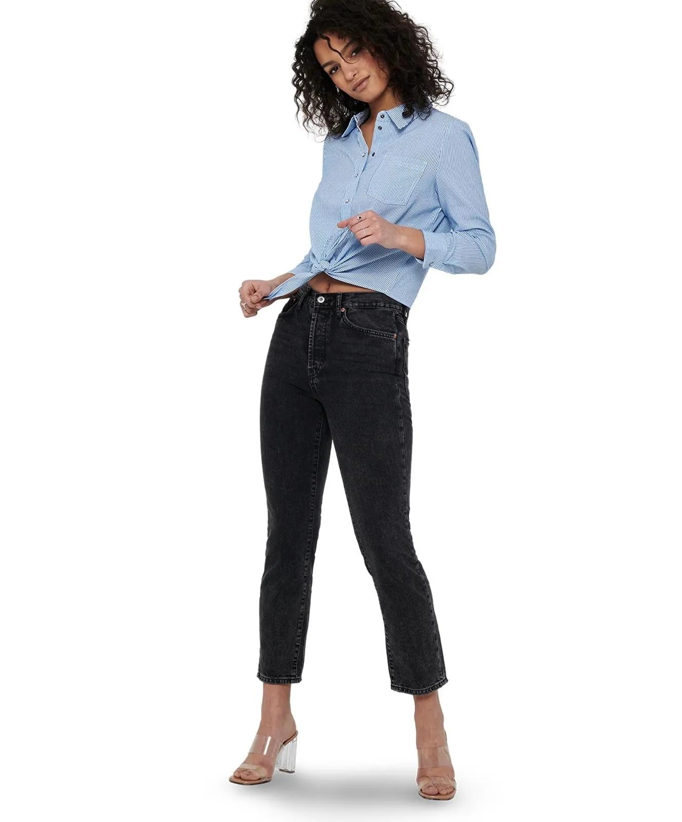 Damen Bluse Lecey von Only in Medium Blue