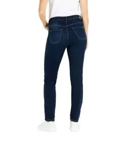 MAC Dream Jeans Straight in dunklem Dark Washed
