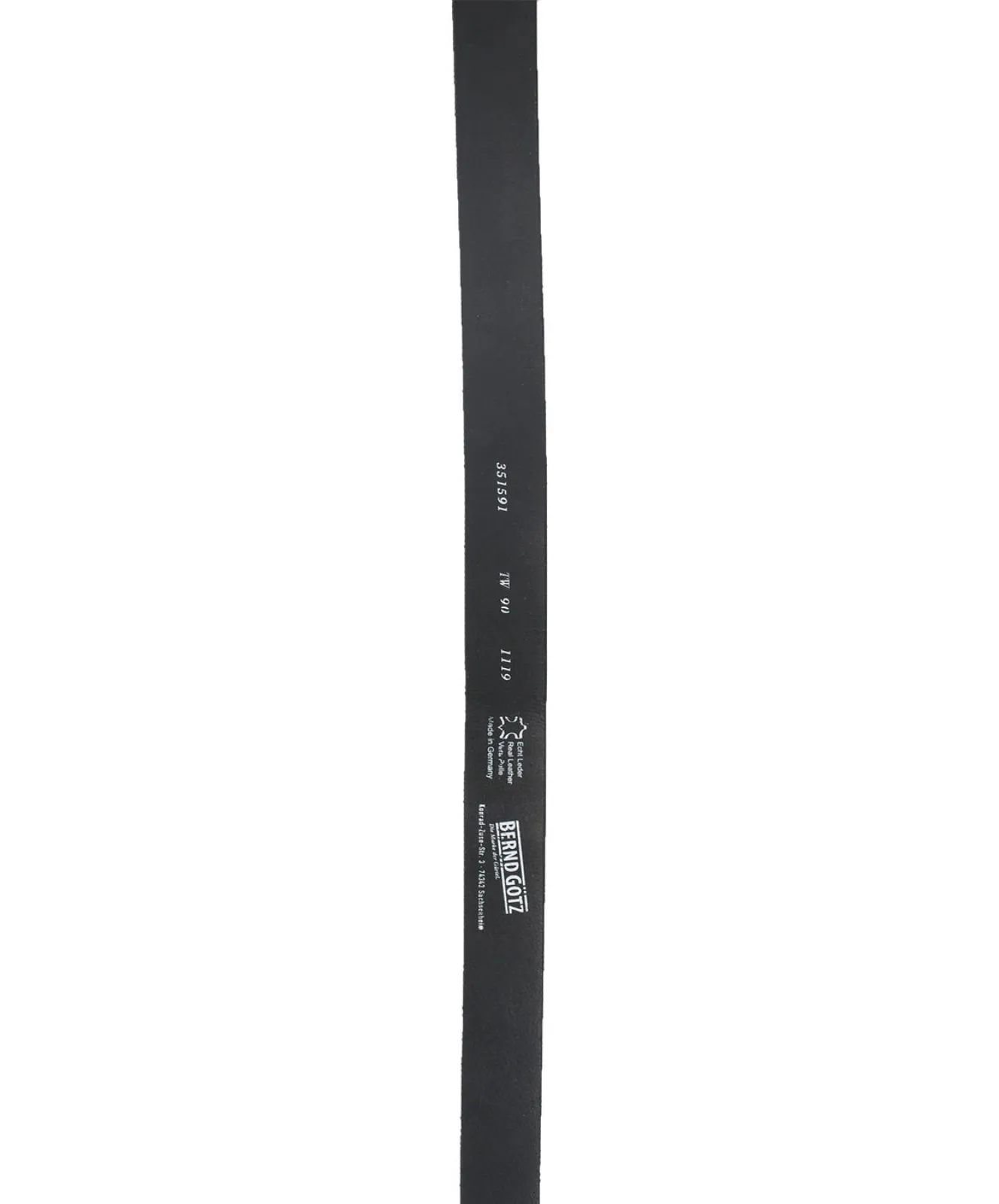 Damen Gürtel 3,5cm Softleder Gürtel von Bernd Götz in Schwarz