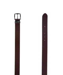 Levis Herren Gürtel aus Glattleder Pilchuck in Dark Brown