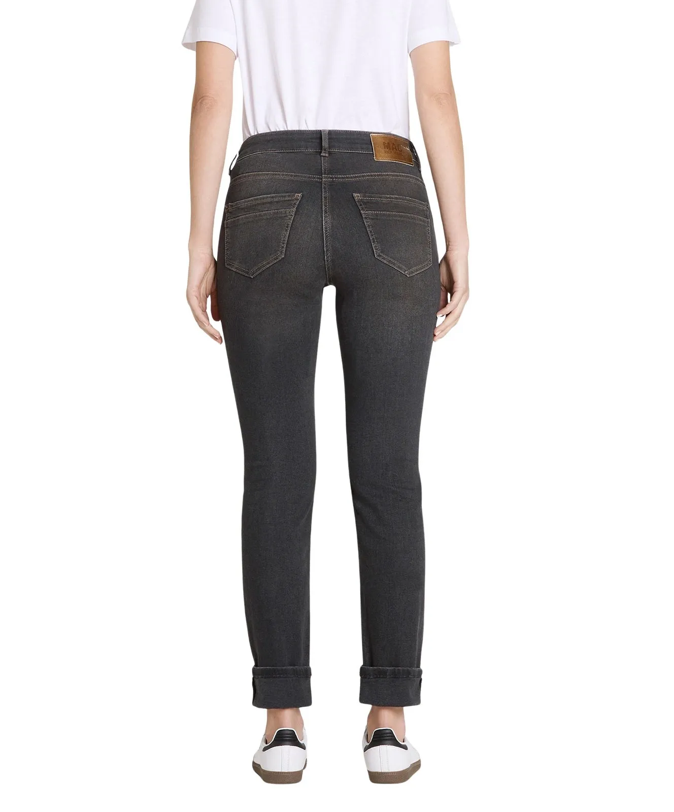 Damen Jeans Rich Slim von MAC in Fancy Brown  Black