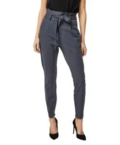 Vero Moda Hose Loose Fit Paperbag Eva in Ombre Blue