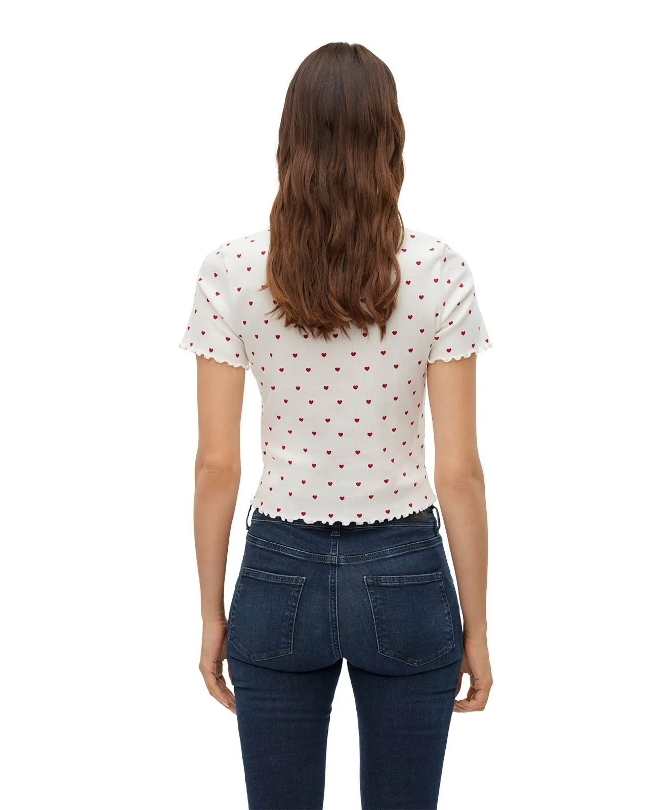 Damen Shirt Harry von Vero Moda in Snow White Hearts