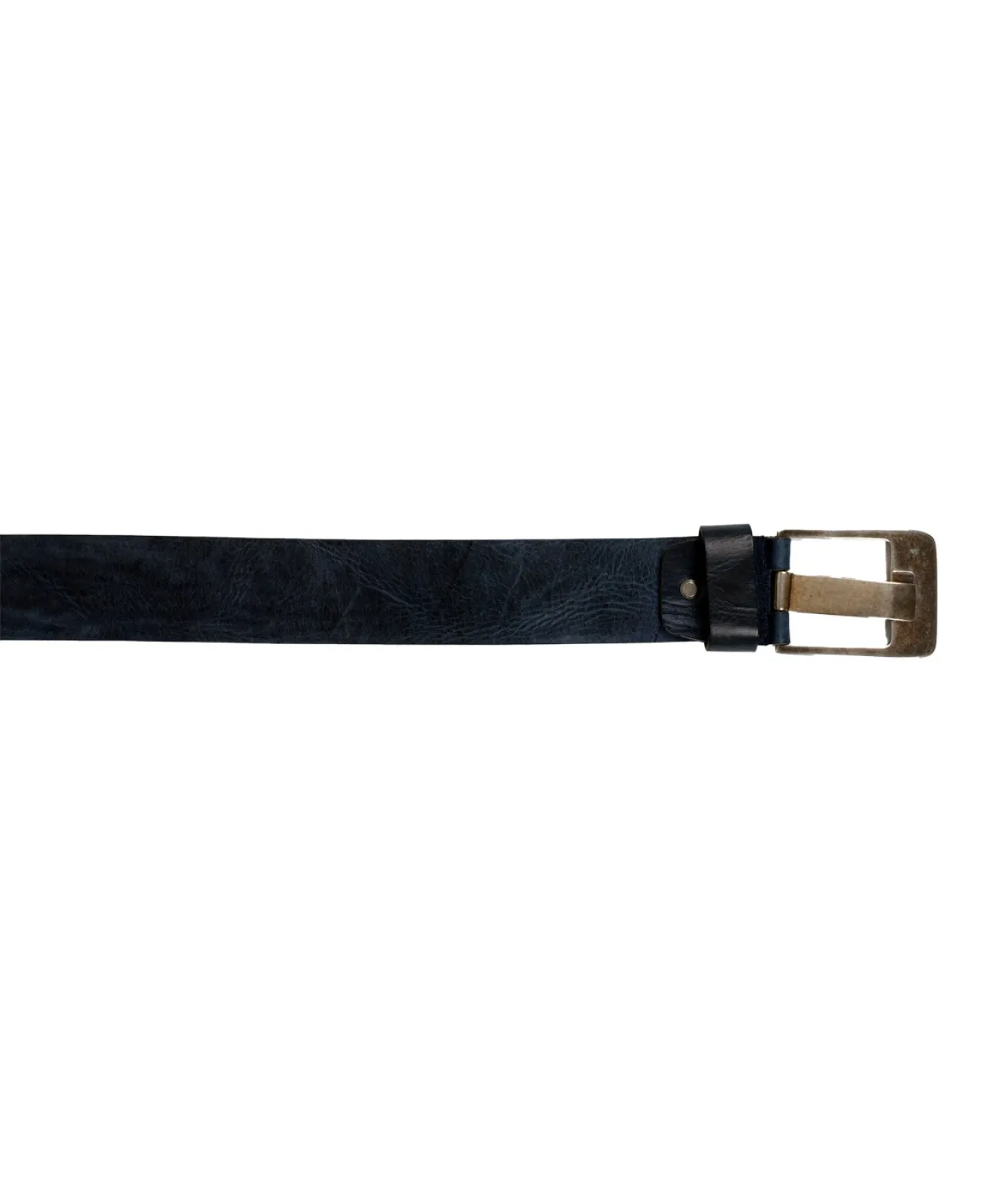 Herren Gürtel 5cm Walklederg.geprägt von Bernd Götz in Dunkelblau