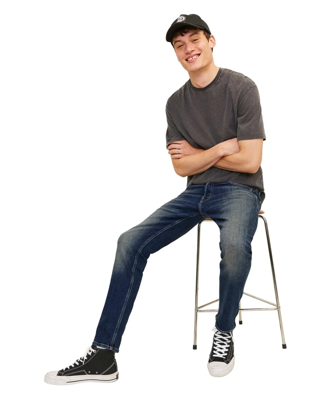 Herren Jeans Mike Original von Jack & Jones in Blue Denim
