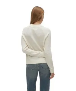 Vero Moda Pullover Filuca in Beige mit Rundhalsausschnitt