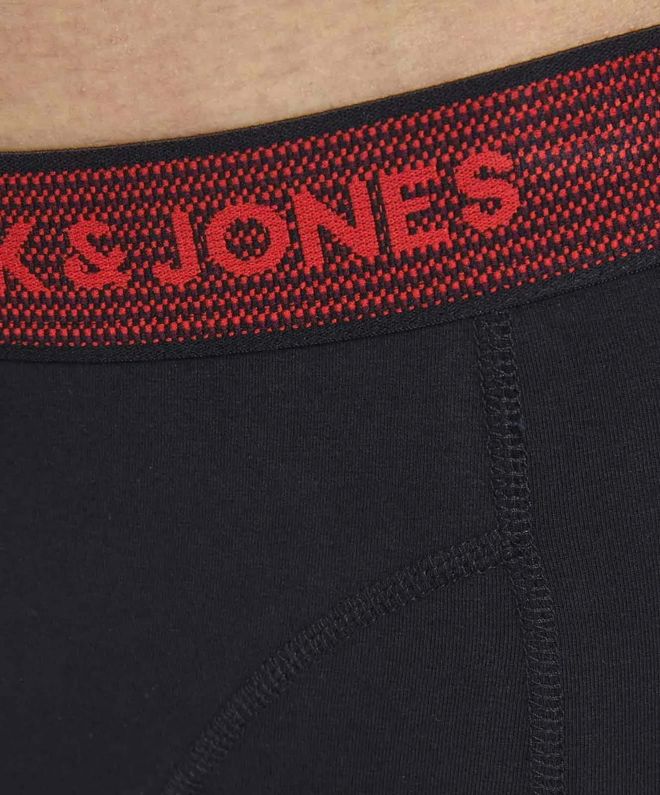 Herren Unterwäsche Waistband Trunks 3 Pack von Jack & Jones in Asphalt
