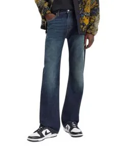 Levis 527 Bootcut Jeans in Dunkelblauer Waschung