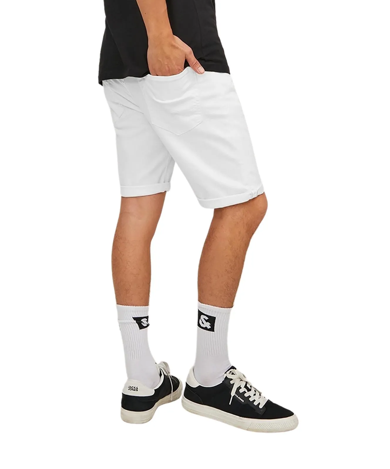 Herren Jeans Rick Icon Ama von Jack & Jones in Bright White