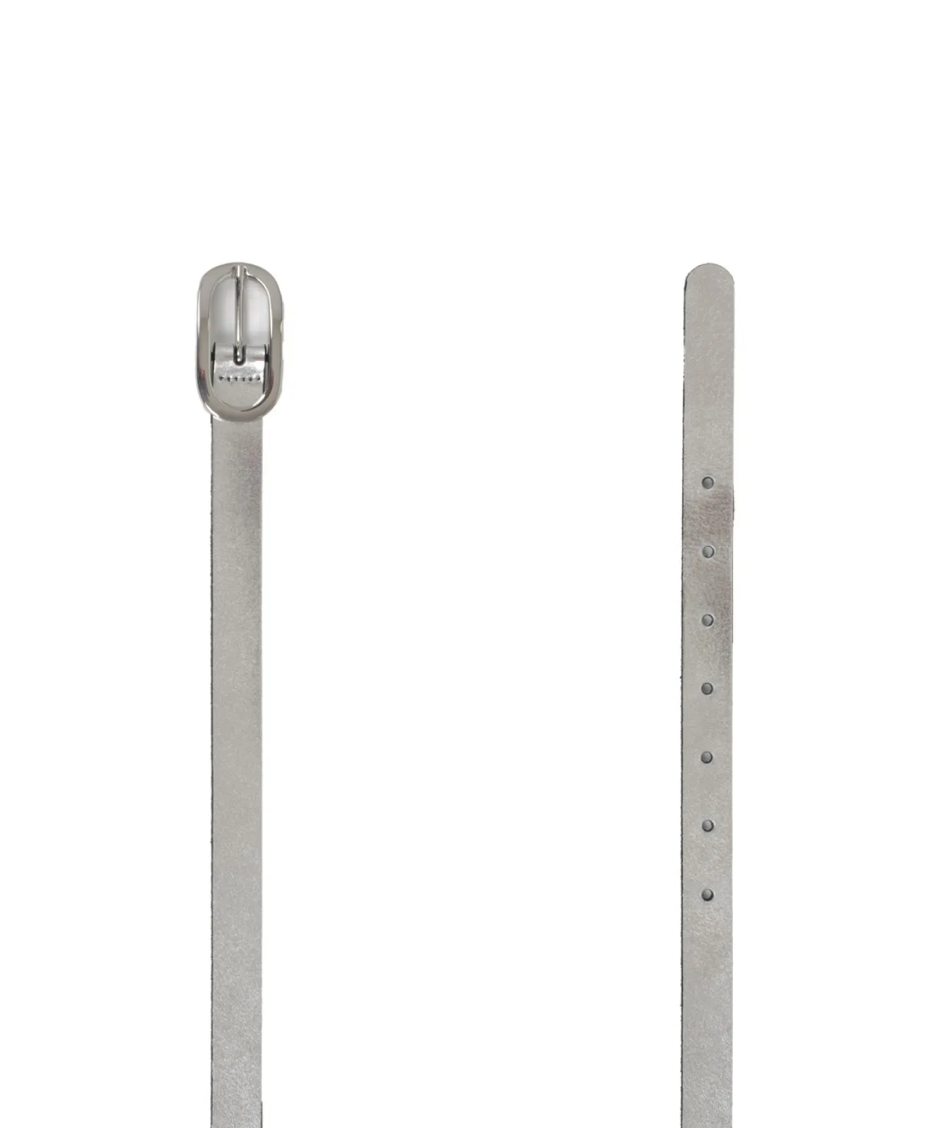 Damen Gürtel 2cm Nappaledergürtel von Bernd Götz in Silber