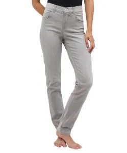 Angels Jeans Straight Fit Cici in hellem Grau