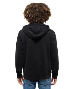 Mustang Hoodie Bronson in Schwarz mit Label-Print