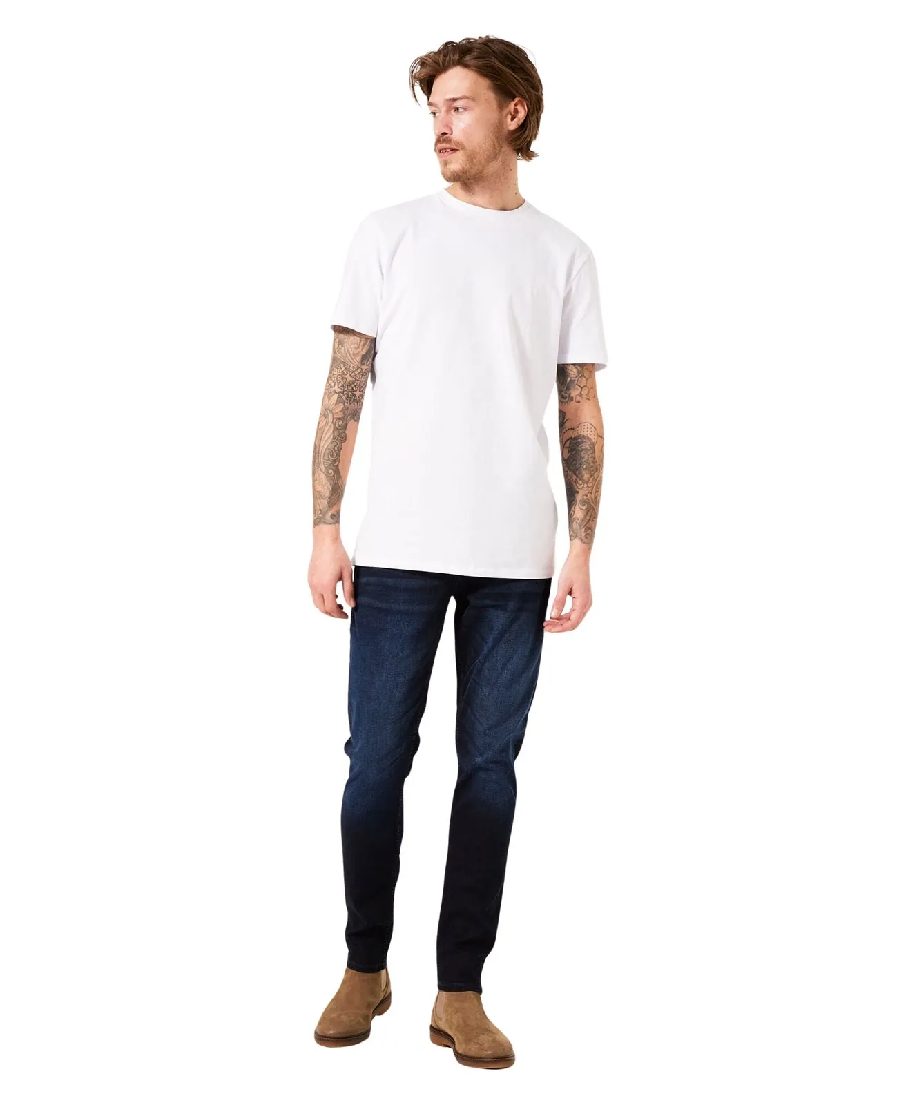 Herren Jeans Rocko Slim von Garcia in Dark Used