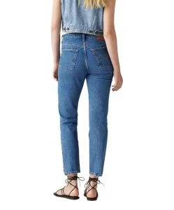 Levi's Jeans ⅞ Crop 501 in blauem Stonewash