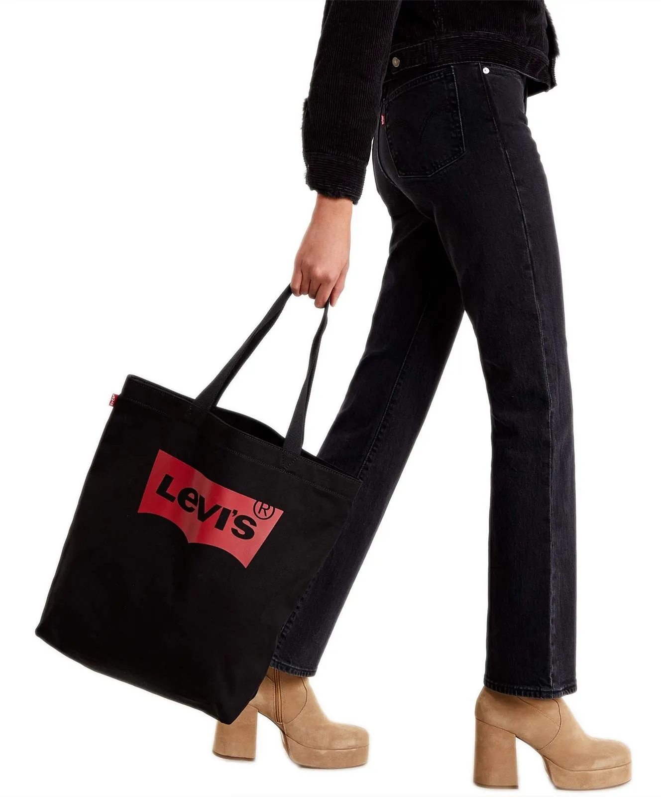 Damen Tasche Batwing Tote von Levis in Regular Black