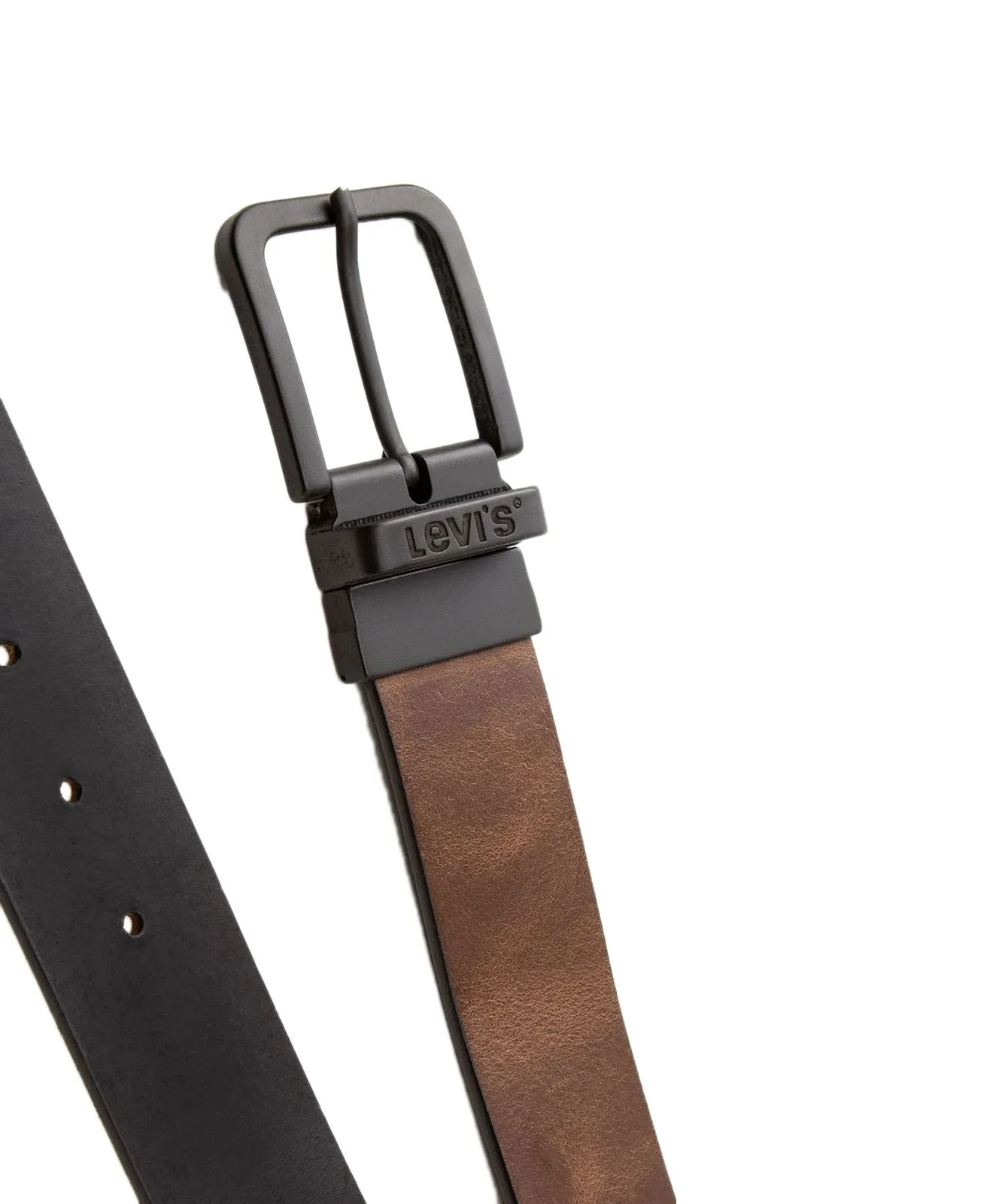 Herren Gürtel Reversible von Levis in Regular Black