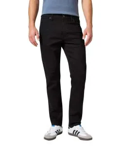 Wrangler Larston Jeans Tapered in Schwarz Deep Ink