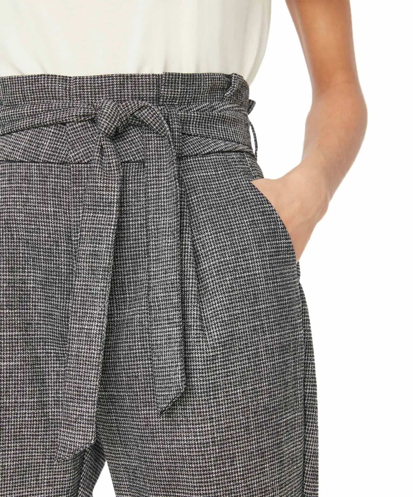 Damen Hose EVA von Vero Moda in Grey / White