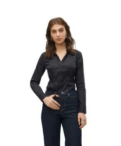 Vero Moda Hemdbody mit G-String mit tiefem V-Neck