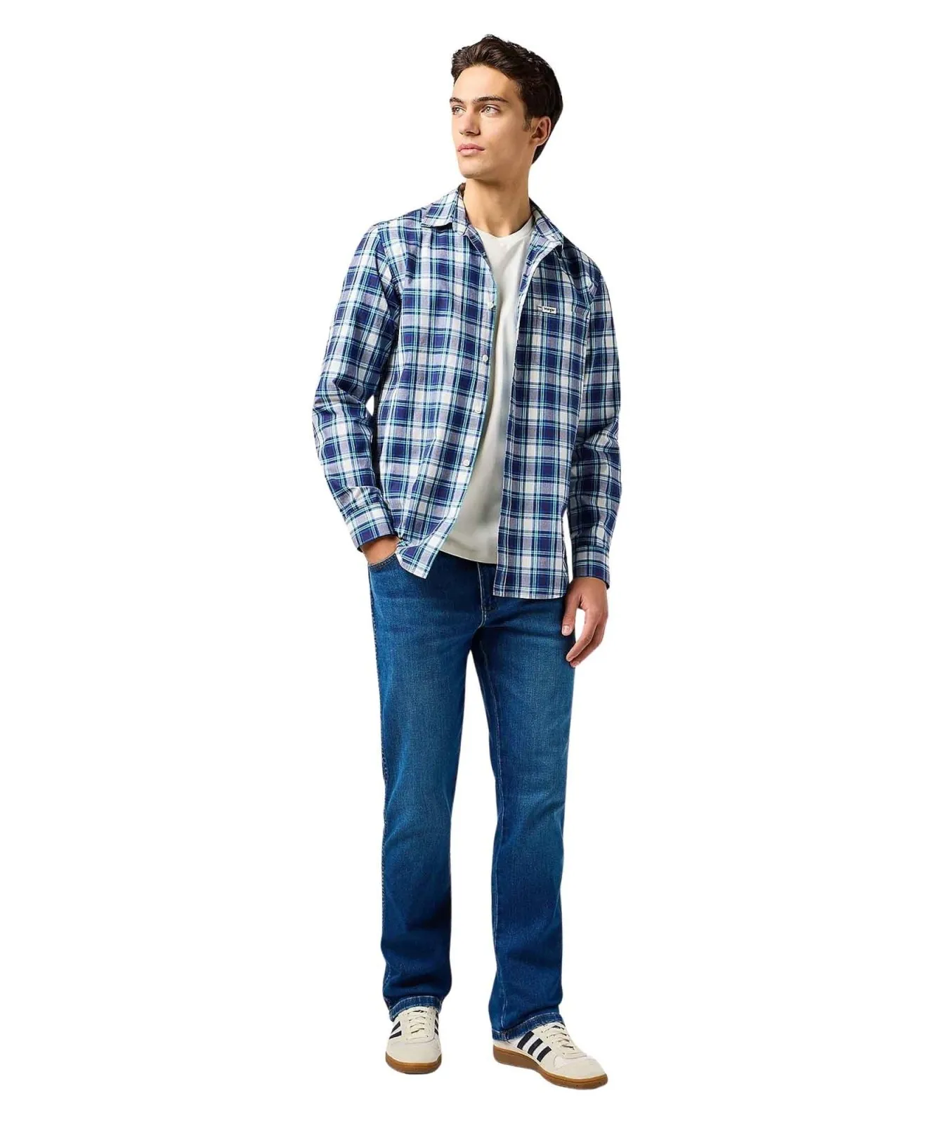Herren Jeans Texas Stretch von Wrangler in Verdant Tone
