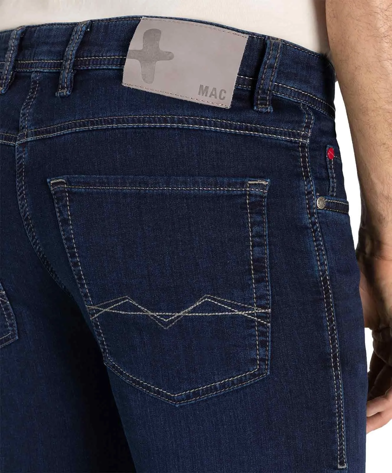 Herren Jeans Jog'n Jeans von MAC in Dark Blue Authentic Used
