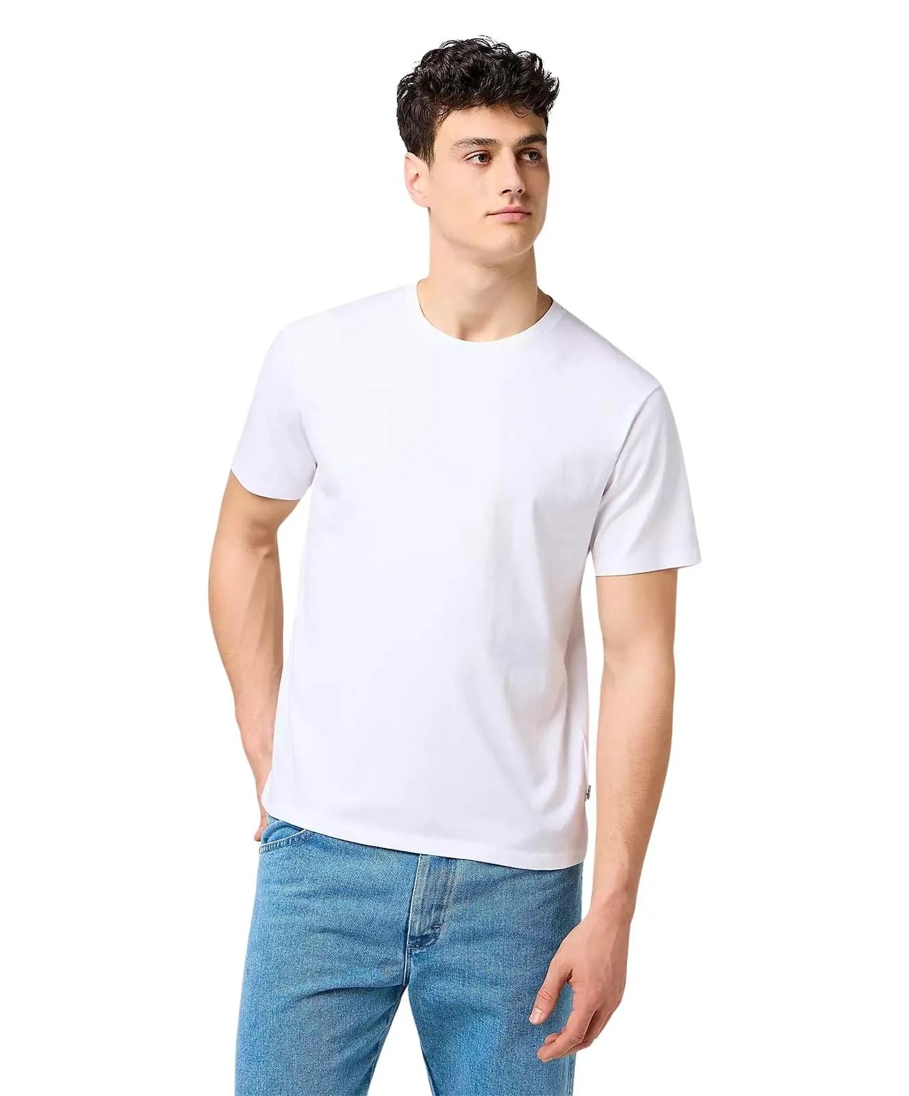 Herren Shirt 3 Pack Tee von Wrangler in White Navy Black