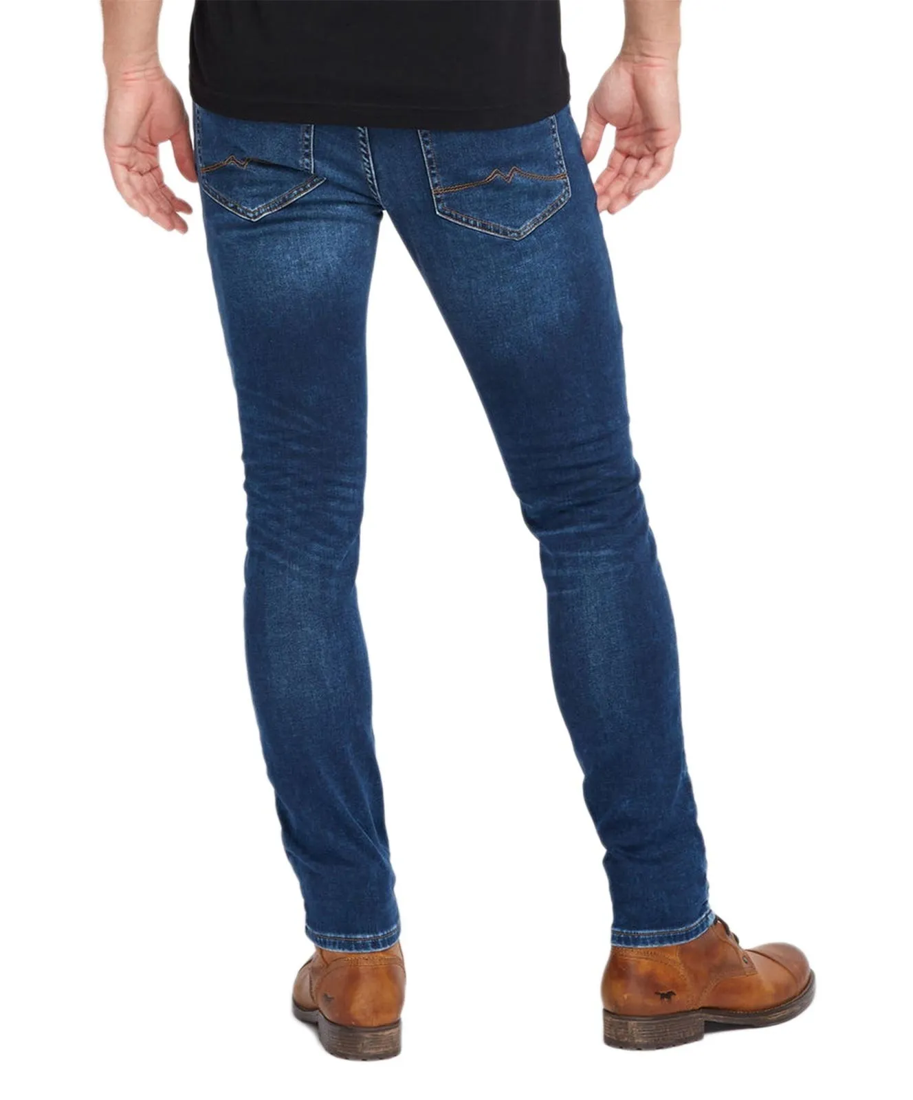 Herren Jeans Oregon Tapered K von Mustang in Medium Washed