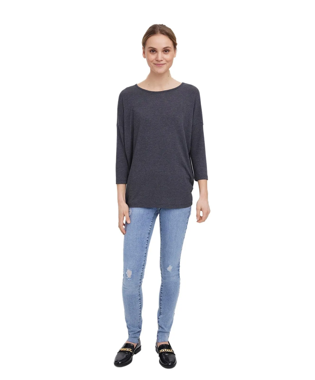 Damen Shirt Cara 3/4 von Vero Moda in Black