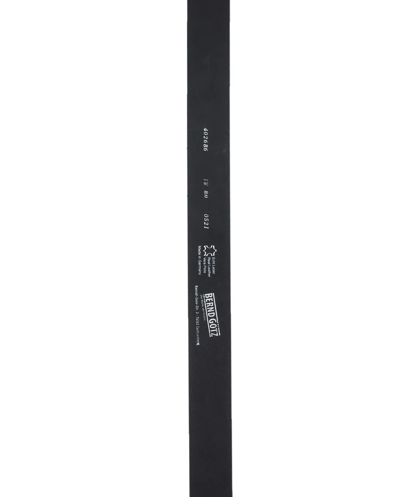 Herren Gürtel 4cm Pull-UP Ledergürtel   von Bernd Götz in Schwarz
