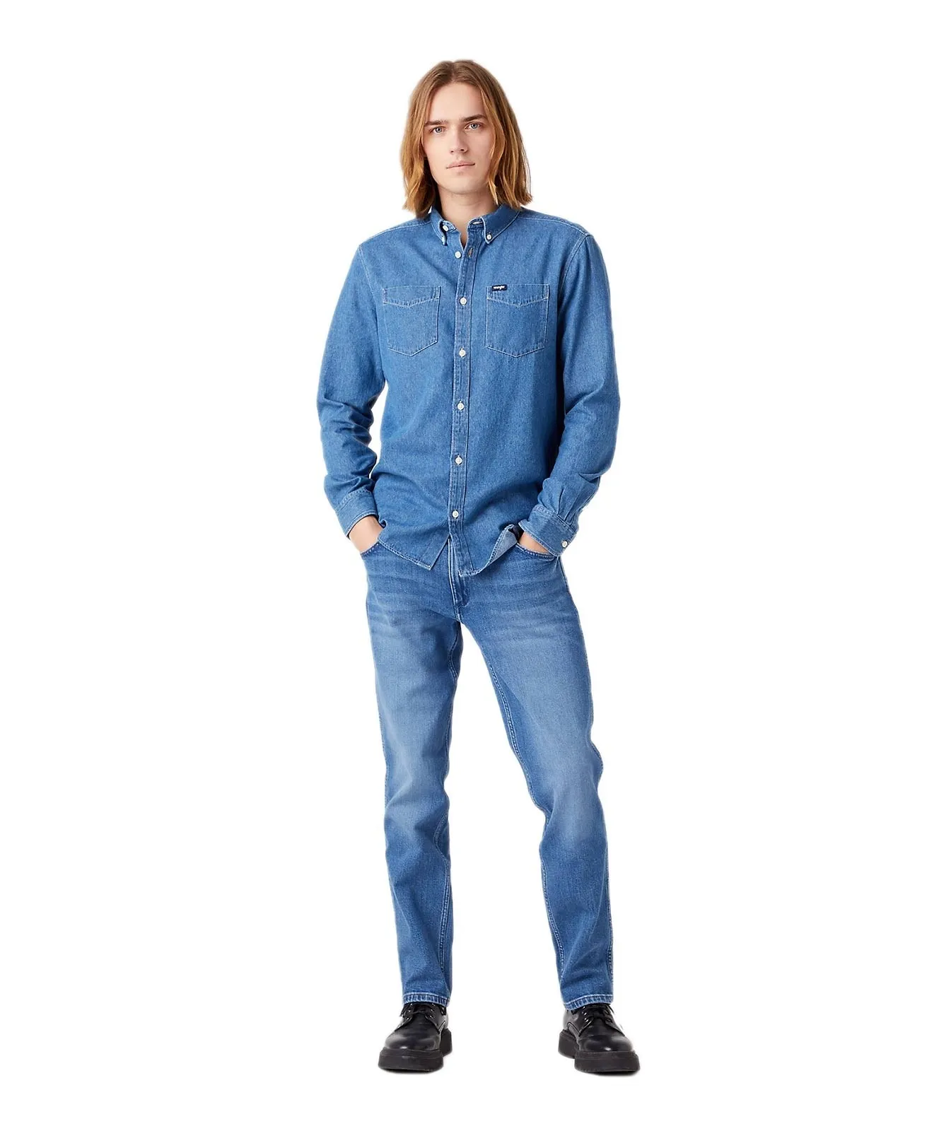 Herren Jeans Greensboro von Wrangler in New Favorite