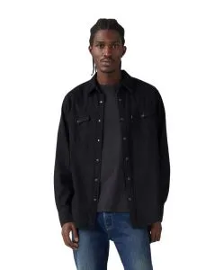 Levi's Jeanshemd Barstow Western in Schwarz