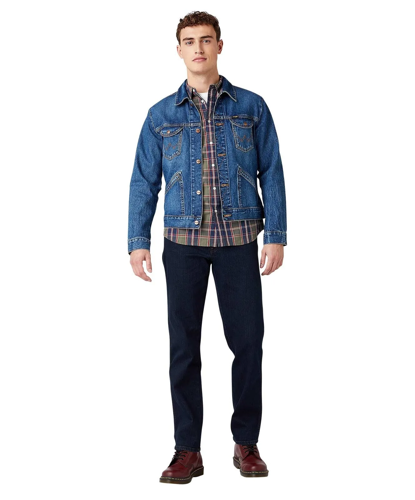 Herren Jeans Texas von Wrangler in Blue Black